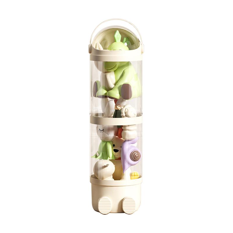 Коробка для хранения кукол Органайзер для игрушек Туба для хранения плюшевых игрушек Прозрачный пластиковый контейнер для хранения мягких игрушек Детский органайзер для игрушек