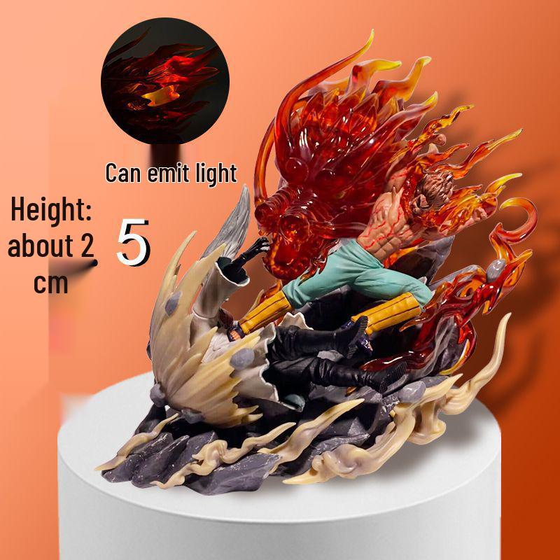 Наруто Гай против. Мадара Боевая Аниме Фигурка (ГК Модель)