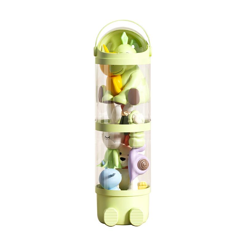 Коробка для хранения кукол Органайзер для игрушек Туба для хранения плюшевых игрушек Прозрачный пластиковый контейнер для хранения мягких игрушек Детский органайзер для игрушек