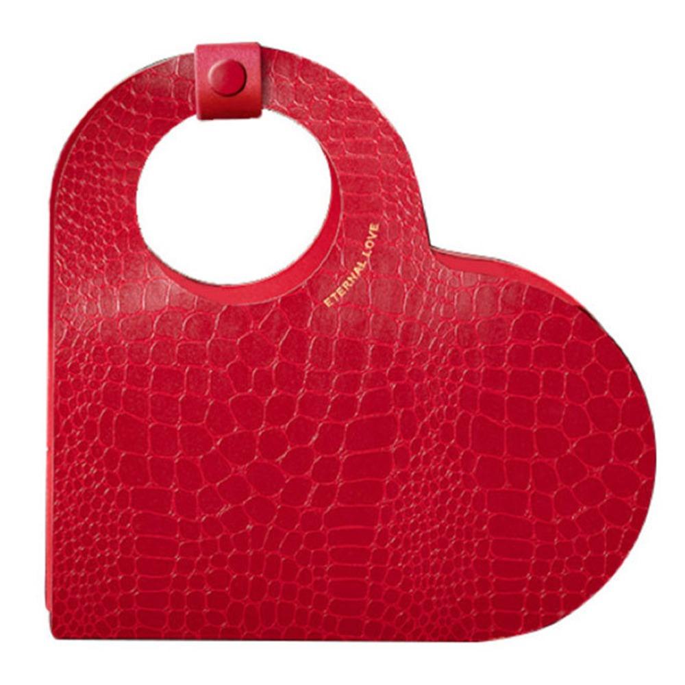 Романтическая подарочная коробка в форме сердца Красная коробка для демонстрации подарков Упаковочная коробка для свадебных конфет День матери